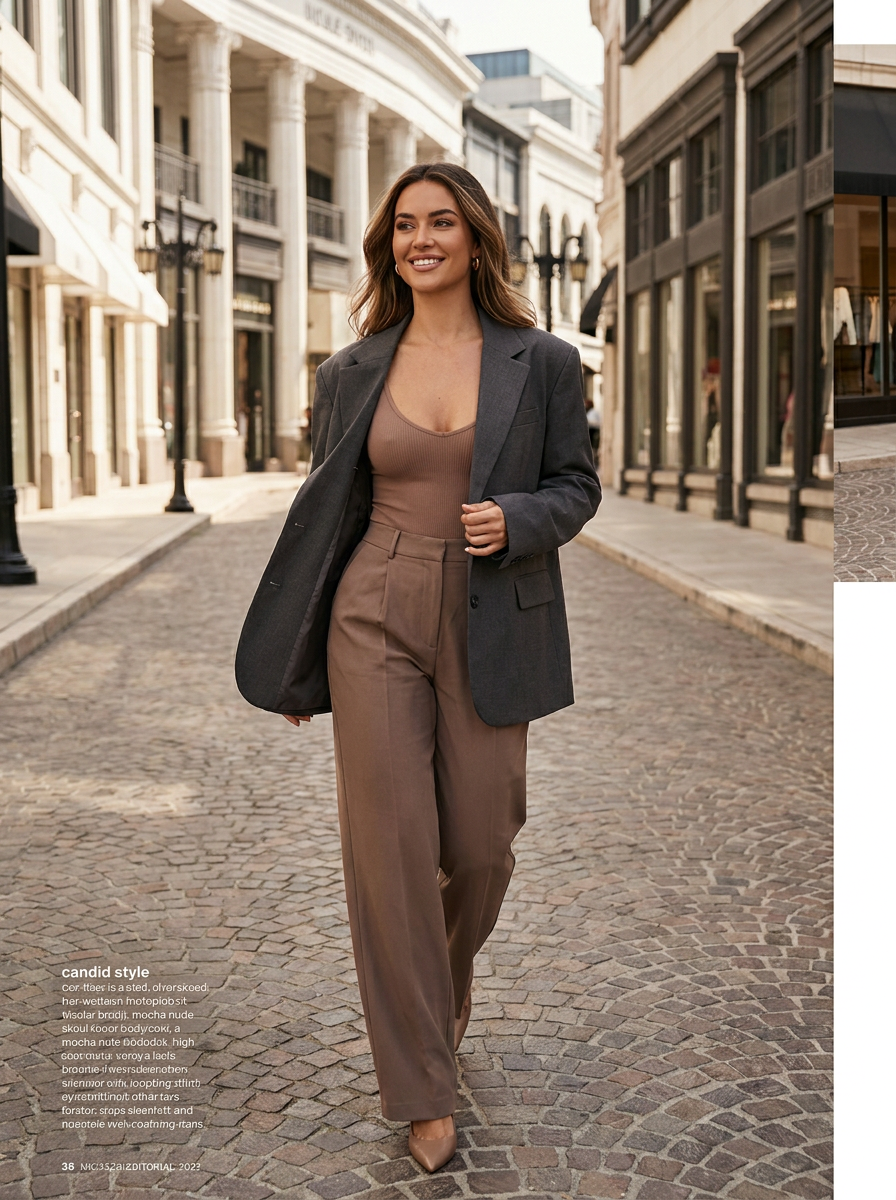 Bodysuit con Ropa Casual